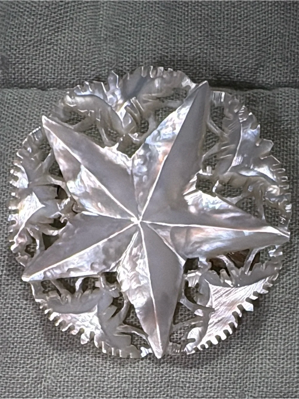Silver Starburst Metal Wall Accent - Unbranded